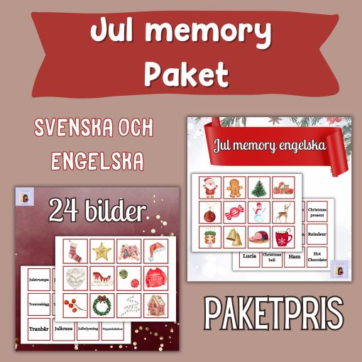 Jul Memory paket (ordinarie pris 40 kr)