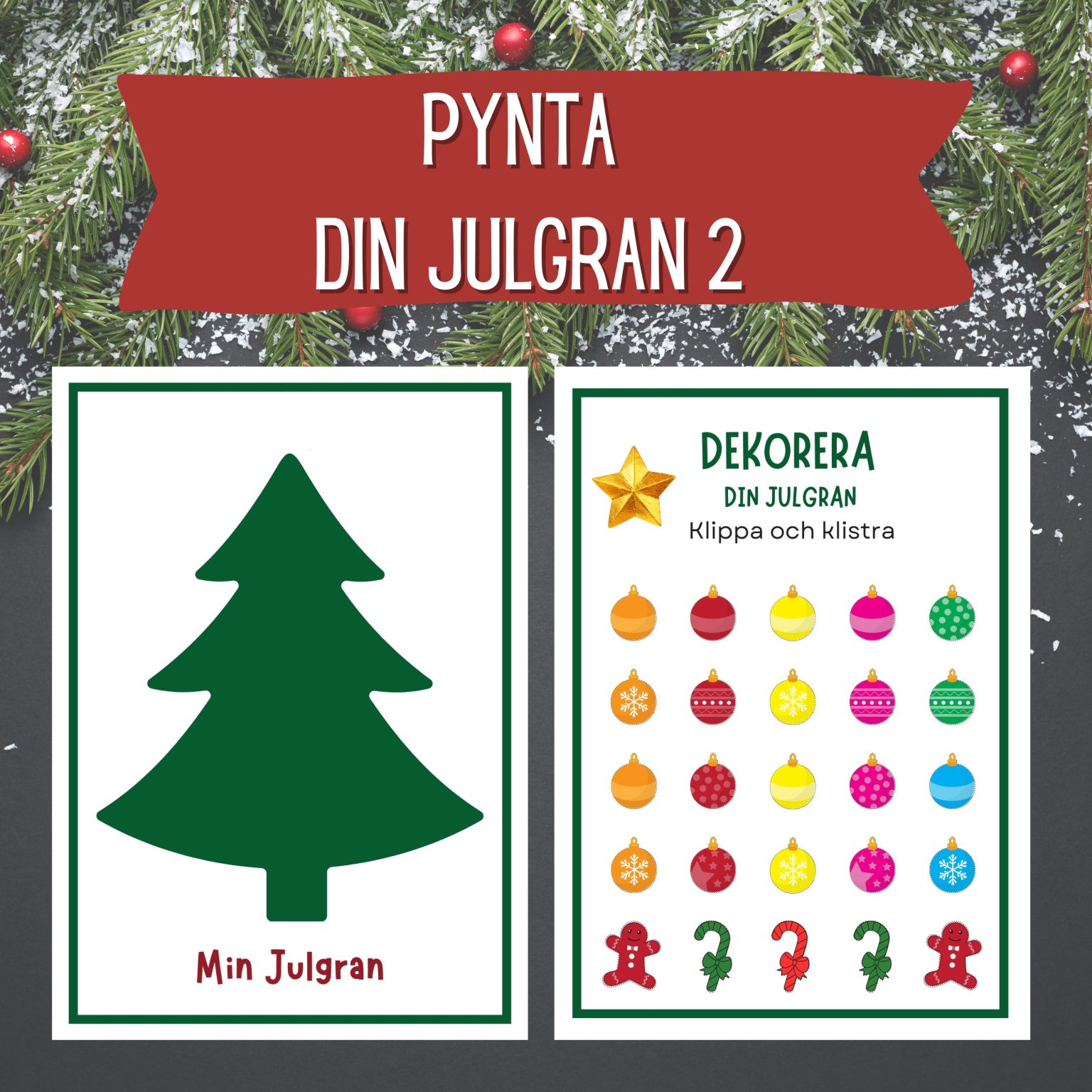 Pynta din Julgran 2 Teach Academy