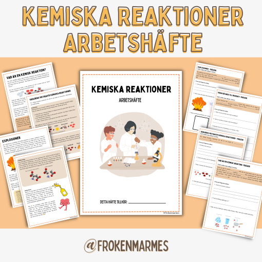 Kemiska reaktioner - Arbetshäfte