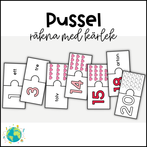 Pussel - Räkna med kärlek