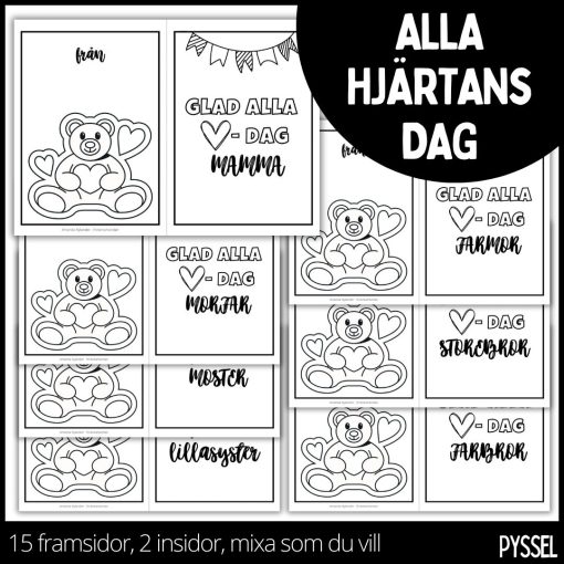 Alla hjärtans dag kort - 3
