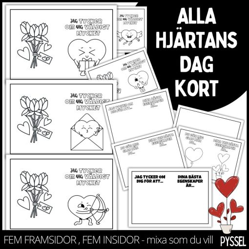 Alla hjärtans dag kort - 1