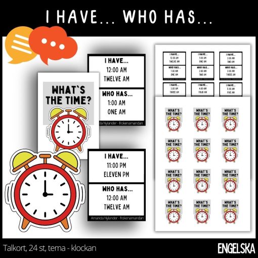 I have, who has domino - What's the time