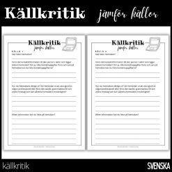 Källkritik – jämför källor