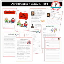 Läsförståelse / Läsläxa - RÖD åk 3
