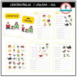 Läsförståelse / läsläxa - GUL åk 1