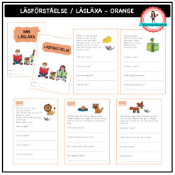 Läsförståelse / Läsläxa - ORANGE åk 1
