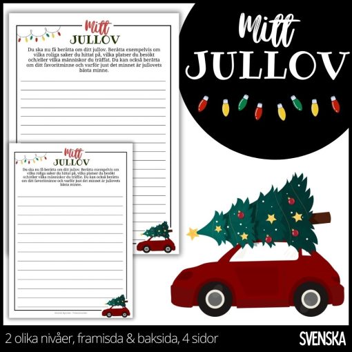 Mitt jullov - 2 olika nivåer