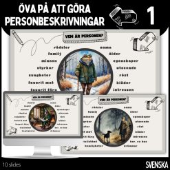 Öva på att göra personbeskrivningar – 10 slides - 1