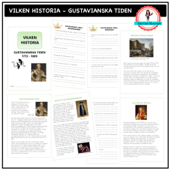 Vilken historia - Gustavianska tiden
