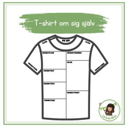 Bilduppgift - t-shirt om mig själv