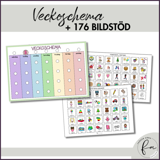 Bildstöd START: Veckoschema & 174 bildstöd
