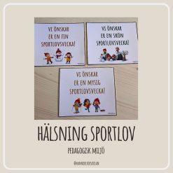Hälsning sportlov