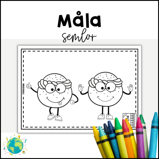 Semla - målarbilder