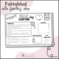 Faktablad: Alla hjärtans dag