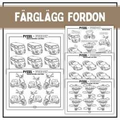 Färglägg - fordon