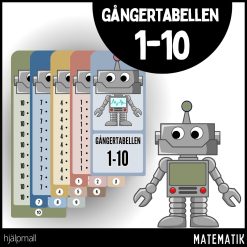Gångertabellen - 1-10