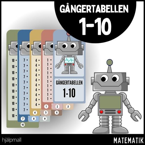 Gångertabellen - 1-10