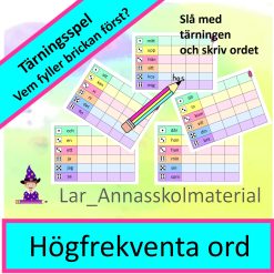 Högfrekventa ord Tärningsspel