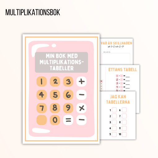 Multiplikationsbok 1-10