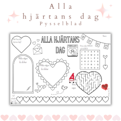 Pysselblad alla hjärtans dag