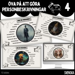 Öva på att göra personbeskrivningar – 10 slides - 4