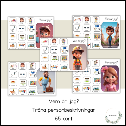 Vem är jag? - träna personbeskrivningar 2
