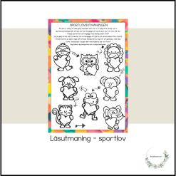 Läsutmaning - sportlov