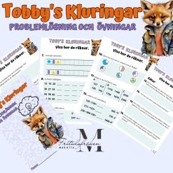 Tobby's kluringar- Problemlösning och övningar (arbetshäfte)