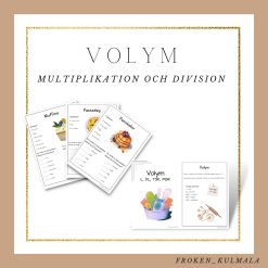 Volym - multiplikation och division