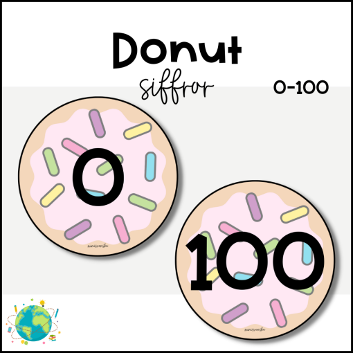 Donut - Siffror 0-100