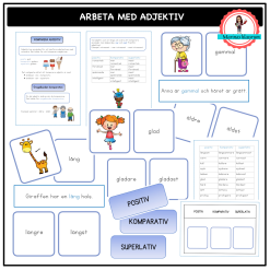Arbeta med adjektiv