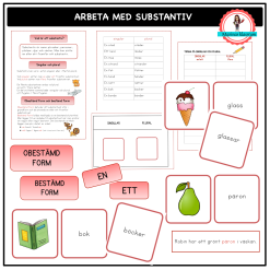 Arbeta med substantiv
