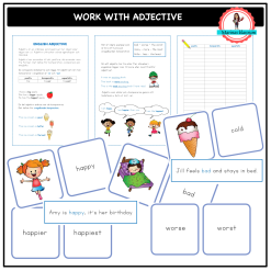Work with adjectives