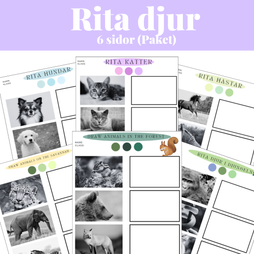 Rita djur - Paket