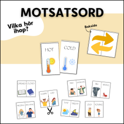 Motsatsord på engelska