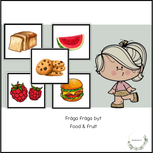 Fråga fråga byt - food & fruits