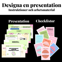 Designa en presentation - Presentation och checklistor