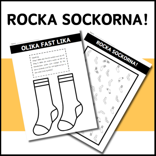 Rocka sockorna - aktivitet och extrablad