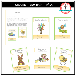 Ordorm - Vem har? - påsken
