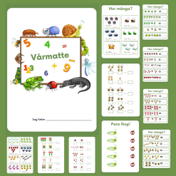 Vårmatte. Addition 1-10
