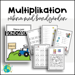 Räkna med bondgården - Multiplikation