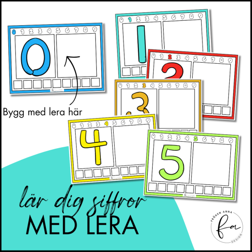 Siffror med lera