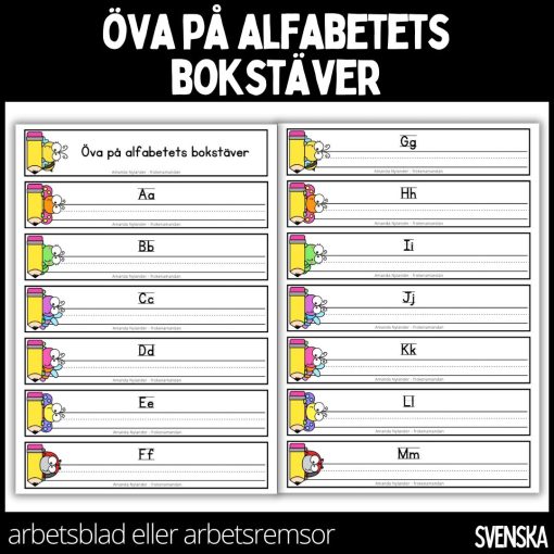 Välskrivning – alfabetet, a-ö