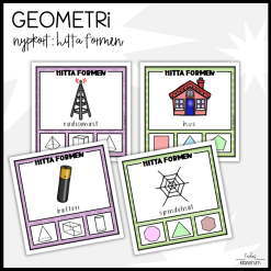 Geometri - Nypkort - Hitta formen