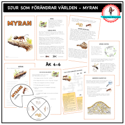 Om myran - åk 4-6 - djur som förändrar världen