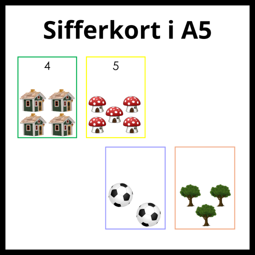 Sifferkort i A5