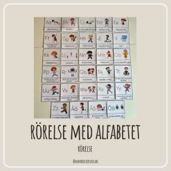 Rörelse med alfabetet