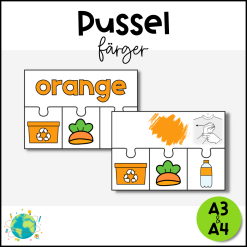 Pussel - Färger och sopor