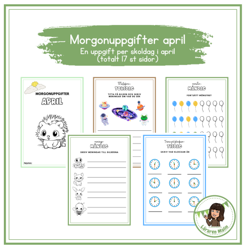 Morgonuppgifter april-24